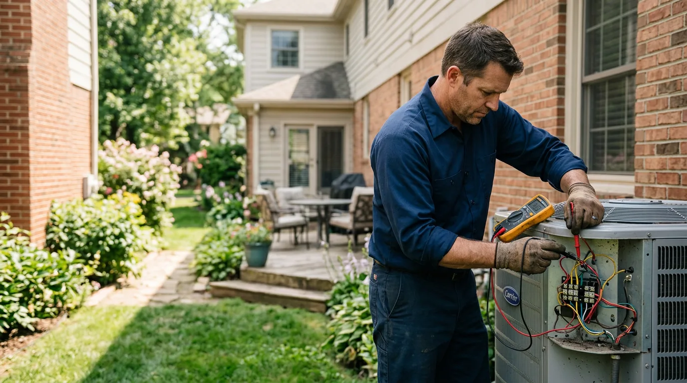 HVAC technician working near Eaton, CO